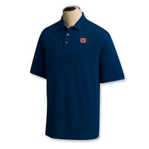 Auburn Tigers Men's Ace Polo - Tour Blue